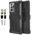 thumbnail image 1 of Value Pack ! for Samsung Galaxy Note 20 Phone Case 360° Cover Clip Kickstand Holster Hybrid Shock Bumper (Black), 1 of 4