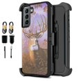 thumbnail image 1 of Value Pack ! for Samsung Galaxy S21 Plus S30 Plus Heavy Duty Phone Case 360° Cover Clip Kickstand Holster Hybrid Shock Bumper, 1 of 4