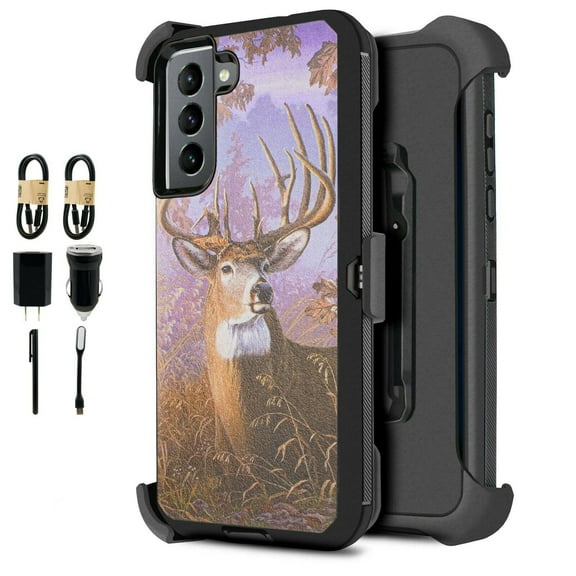 Value Pack ! for Samsung Galaxy S21 Plus S30 Plus Heavy Duty Phone Case 360° Cover Clip Kickstand Holster Hybrid Shock Bumper