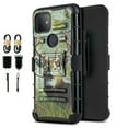 thumbnail image 1 of Value Pack ! for T-Mobile Revvl 5G Phone Case 360° Cover Clip Kickstand Holster Hybrid Shock Bumper (Deer), 1 of 4