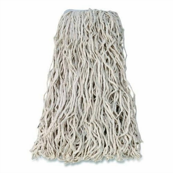Value Pro Mop Head, Cotton, Large, White | Bundle of 2