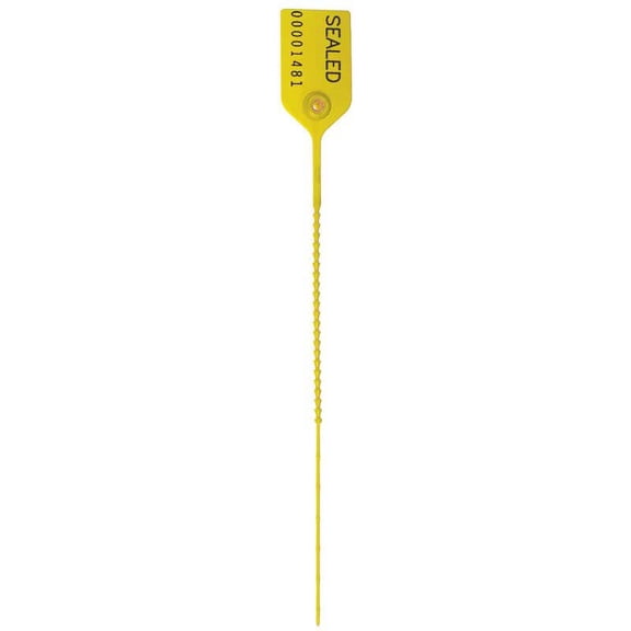 Value Security Seals - Yellow - Box of 250 - Zip Ties