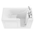 thumbnail image 1 of Value Series 30 in. x 60 in. Right Drain Quick Fill Walk-In Whirlpool and Air Tub in White, 1 of 4