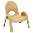 thumbnail image 1 of Angeles 7 in. Kids Stacking Chair in Natural Tan, 1 of 1