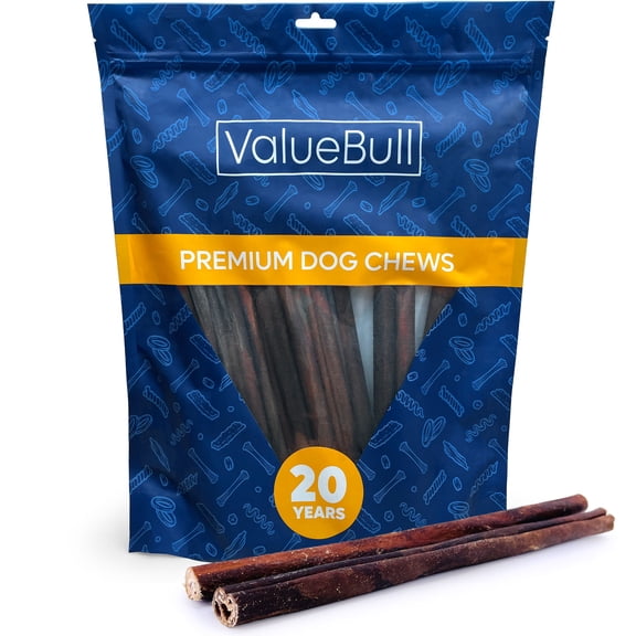 ValueBull Collagen Sticks for Dogs, 12 Inch Thick Chews, Natural Long-Lasting Dog Treats, 10 Count
