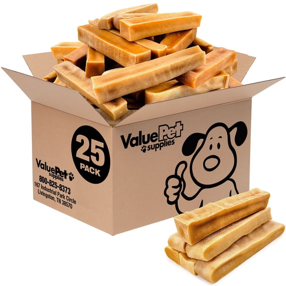 ValueBull Himalayan Yak Cheese Dog Chews, Extra Large, 25 ct Bulk Pack