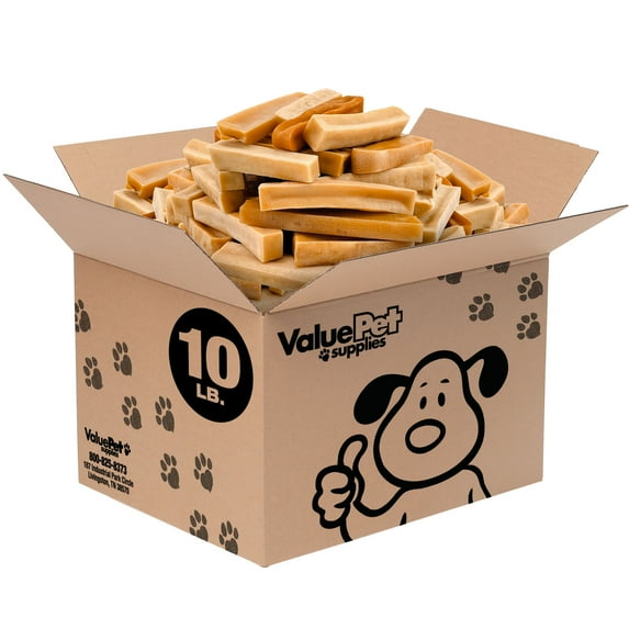 ValueBull Himalayan Yak Cheese Dog Chews, Medium, 10 lb Bulk Pack