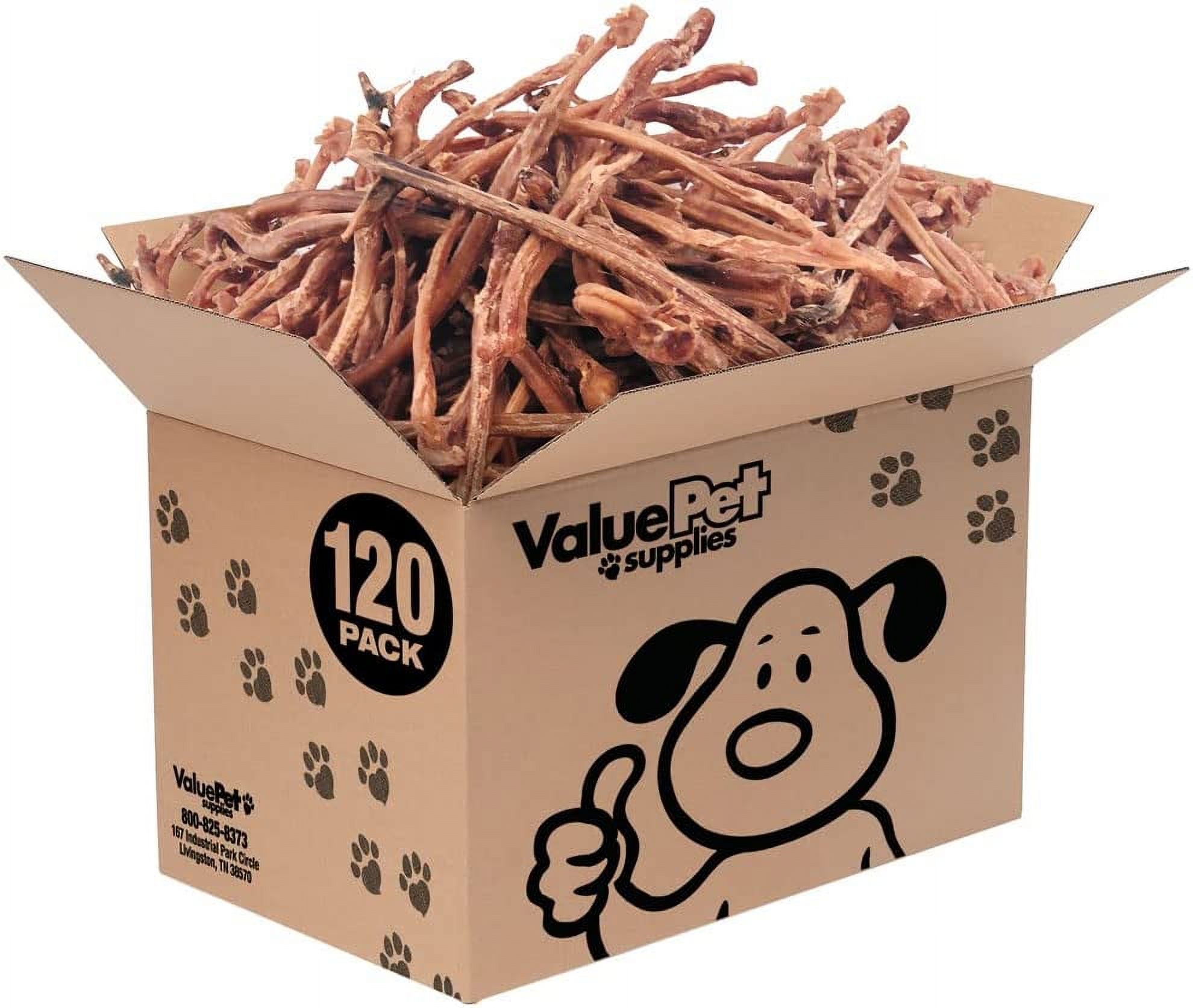 ValueBull Lamb Pizzle Sticks, 480 Count Bulk Pack Natural Dog Treats