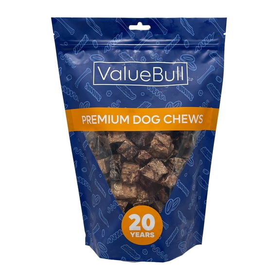 ValueBull Premium Beef Lung Cubes, 1 Pound