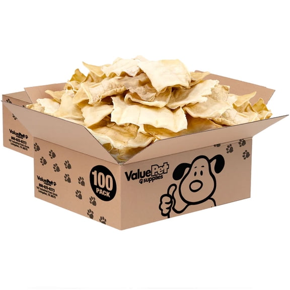 ValueBull USA Rawhide Chips, 200 Count Bulk Pack