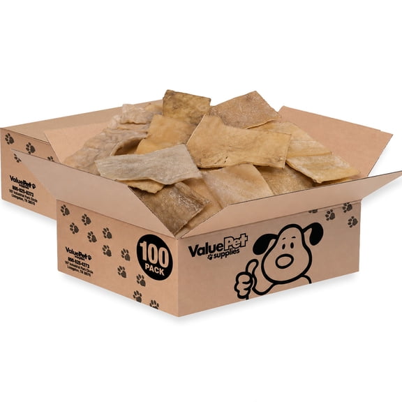 ValueBull USA Rawhide Chips, Smoked, 200 Count Bulk Pack