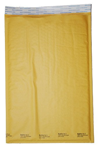 Buste Per Spedizioni Imbottite 500 #5 10.5x16 ECOSWIFT KRAFT BUBBLE MAILERS PADDED ENVELOPES #5 Buste Imbottite Per Spedizioni Piccole - Foto 3