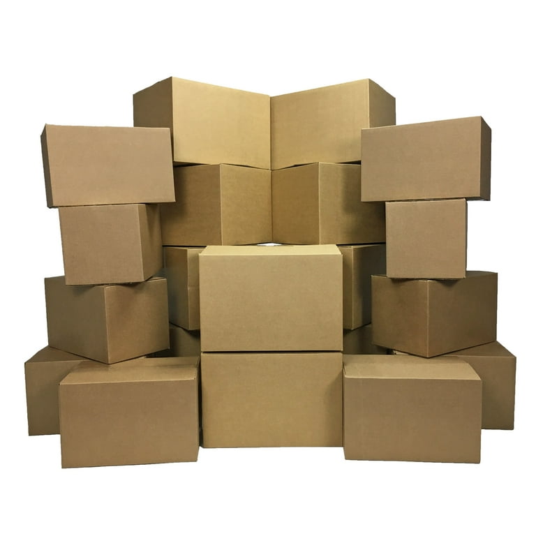 Uboxes Medium Cardboard Moving Boxes (20 Pack) 18 x 14 x12 -Inch