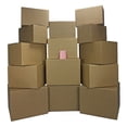 thumbnail image 1 of ValueSupplies by uBoxes Moving Kit #2 - 14 Combo of Small, Medium, Large Boxes and Labels, 1 of 6