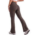 thumbnail image 1 of ValueVibe Flare Leggings for Women High Waisted Stretch Yoga Pants Soft Bootcut Workout Leggings, Coffee XL, 1 of 7