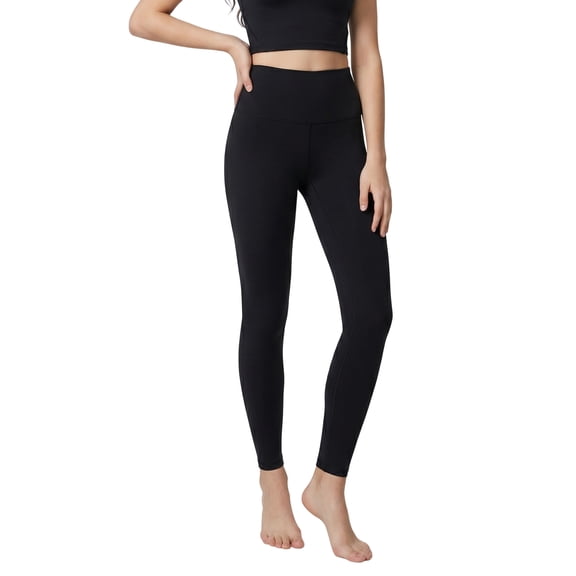 ValueVibe Leggings for Women High Waisted Yoga Stretch Workout Leggings Slim Fit Activewear Pants, Black L