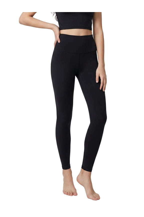 Leggings for Women High Waisted Yoga Stretch Workout Leggings Slim Fit Activewear Pants, Black L