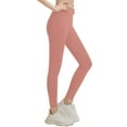 thumbnail image 1 of ValueVibe Leggings for Women Tummy Control Stretch Yoga Pants High Waisted Workout Ankle Pants, Pink XL, 1 of 5