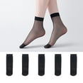 thumbnail image 1 of Valueadd Clothing Sales 10 Pack Women's Nylon Socks Ankle High Pantyhose, 1 of 4