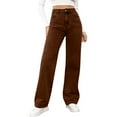 thumbnail image 1 of Valueadd 2025 Women's Jeans High Waist Baggy Wide Leg Jeans Stretchy Denim Pants Y2K, 1 of 7