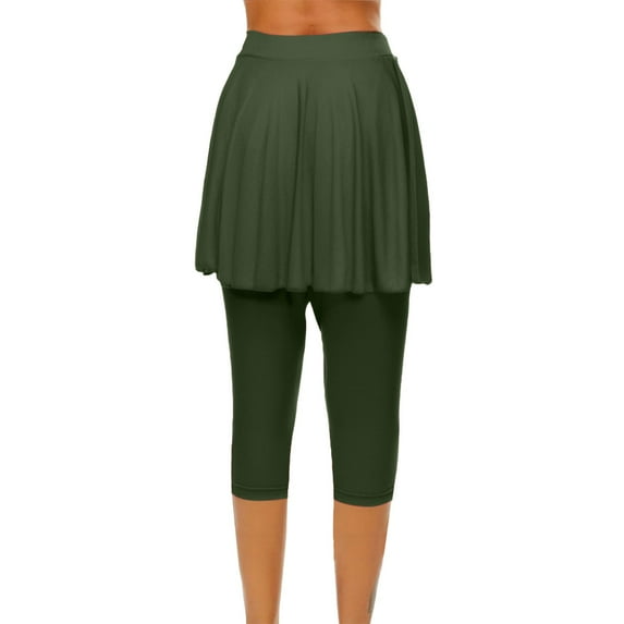 Valueadd Clothing Skirted Legging for Women Yoga Legging with Skirts &Women Tennis Leggings Clothes Pockets Women's Legging