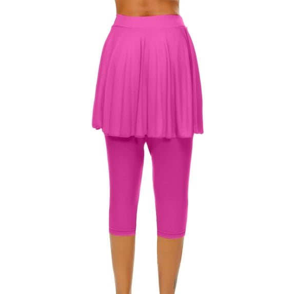 Valueadd Clothing Skirted Legging for Women Yoga Legging with Skirts &Women Tennis Leggings Clothes Pockets Women's Legging