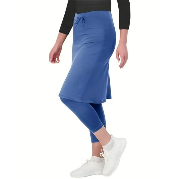 Valueadd Clothing Skirted Legging for Women Yoga Legging with Skirts &Women Tennis Leggings Clothes Pockets Women's Legging