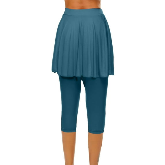 Valueadd Clothing Skirted Legging for Women Yoga Legging with Skirts &Women Tennis Leggings Clothes Pockets Women's Legging