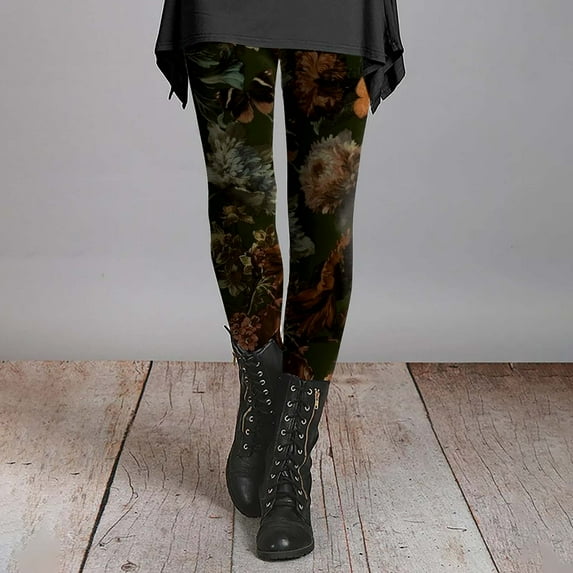 Valueadd Clothing Women's Christmas Leggings Ankle Length Seasonal Printed Leggings Women's Legging