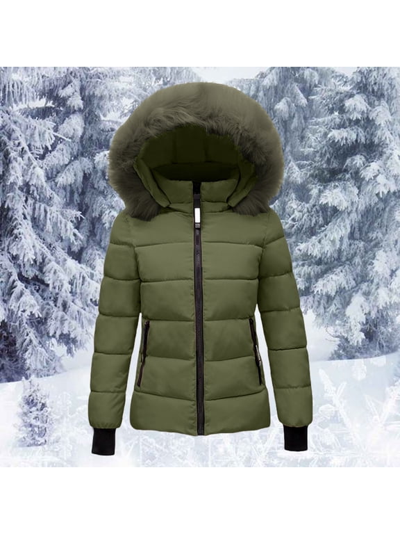 Clothing Women's Hooded Warm Winter Coat Puffer Jacket Winter Cotton Jacket Waist Plush Overcome Outer Coat Outdoor Skiing Snowboarding Coat AG