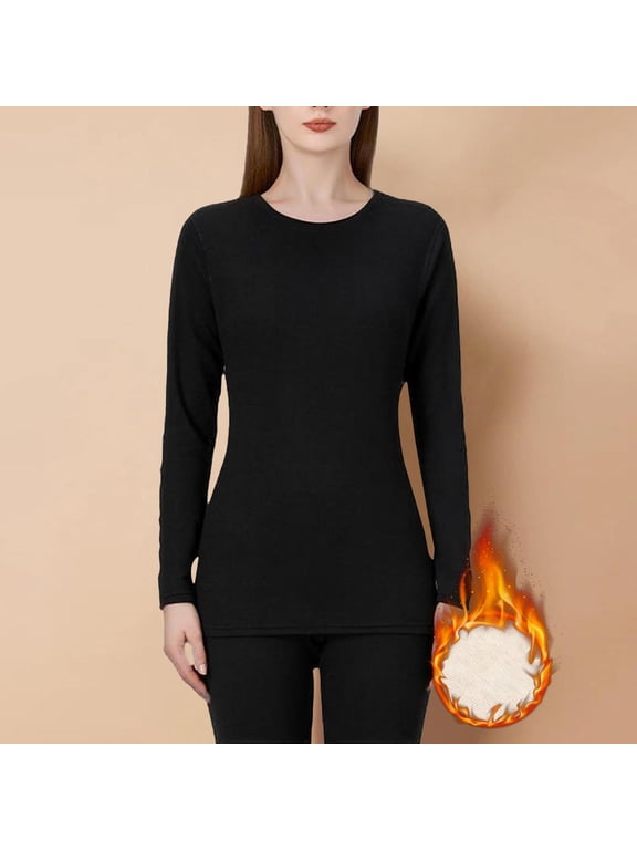 Clothing Women's Thermal Underwear Set Wool And Silk Warm Top And Pants With Thick Velvet