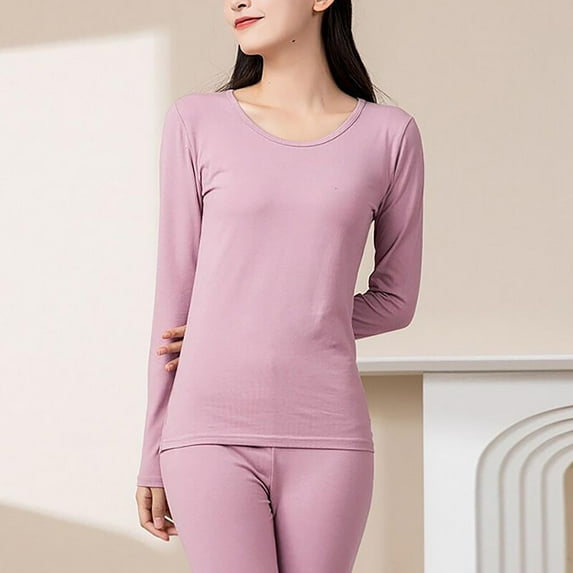 Valueadd Clothing Women's Thermal Underwear Underlay Sweatshirt Body Tight Sleepwear Thermal Underwear Set for women