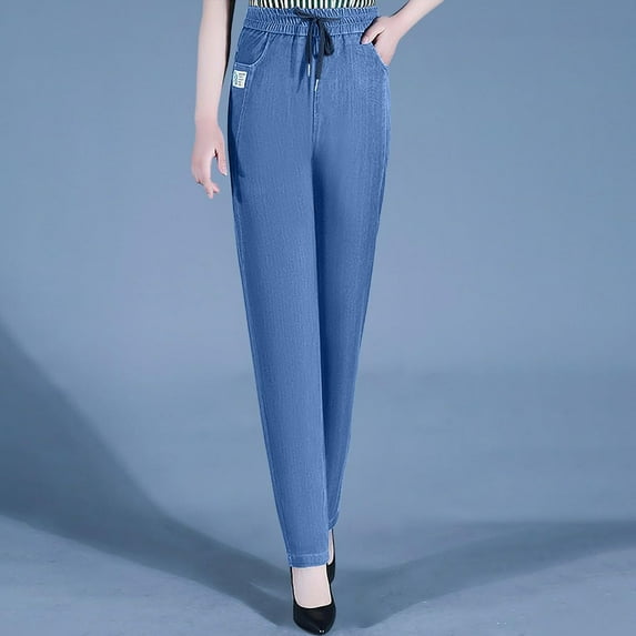 Valueadd Comfy Jeans ComfiJeans High Waist Stretch Mom Jeans Pants for Women Womens Stretch ComfiJeans Pants for Women