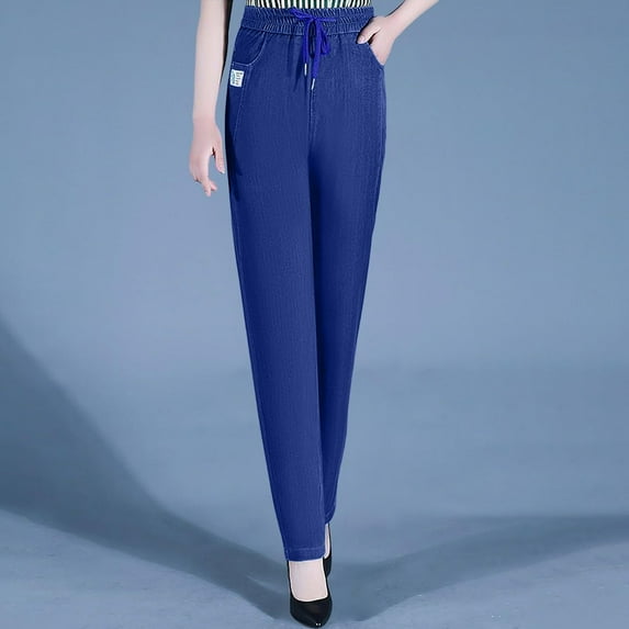 Valueadd Comfy Jeans ComfiJeans High Waist Stretch Mom Jeans Pants for Women Womens Stretch ComfiJeans Pants for Women