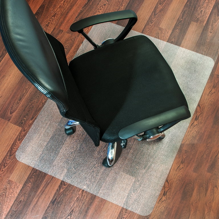 Floortex Valuemat Polycarbonate Rectangular Chair Mat Hard Floor 48 x 53