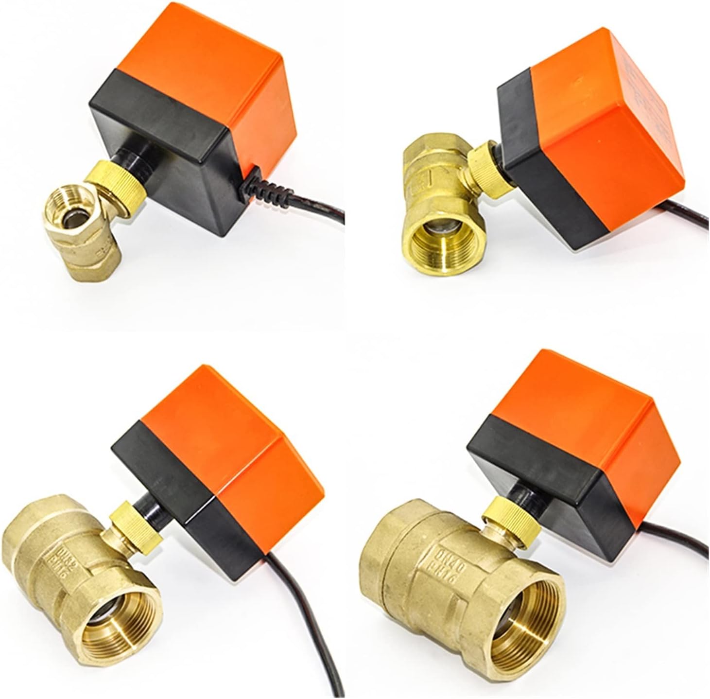 DC 12V 2 Way Motorized Ball Valve G1-1/2 DN40 1.6MPa Electric Brass Ball Valve For Air - View #7