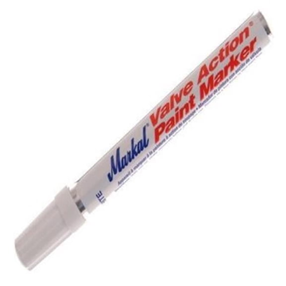 Valve Action Paint Marker White