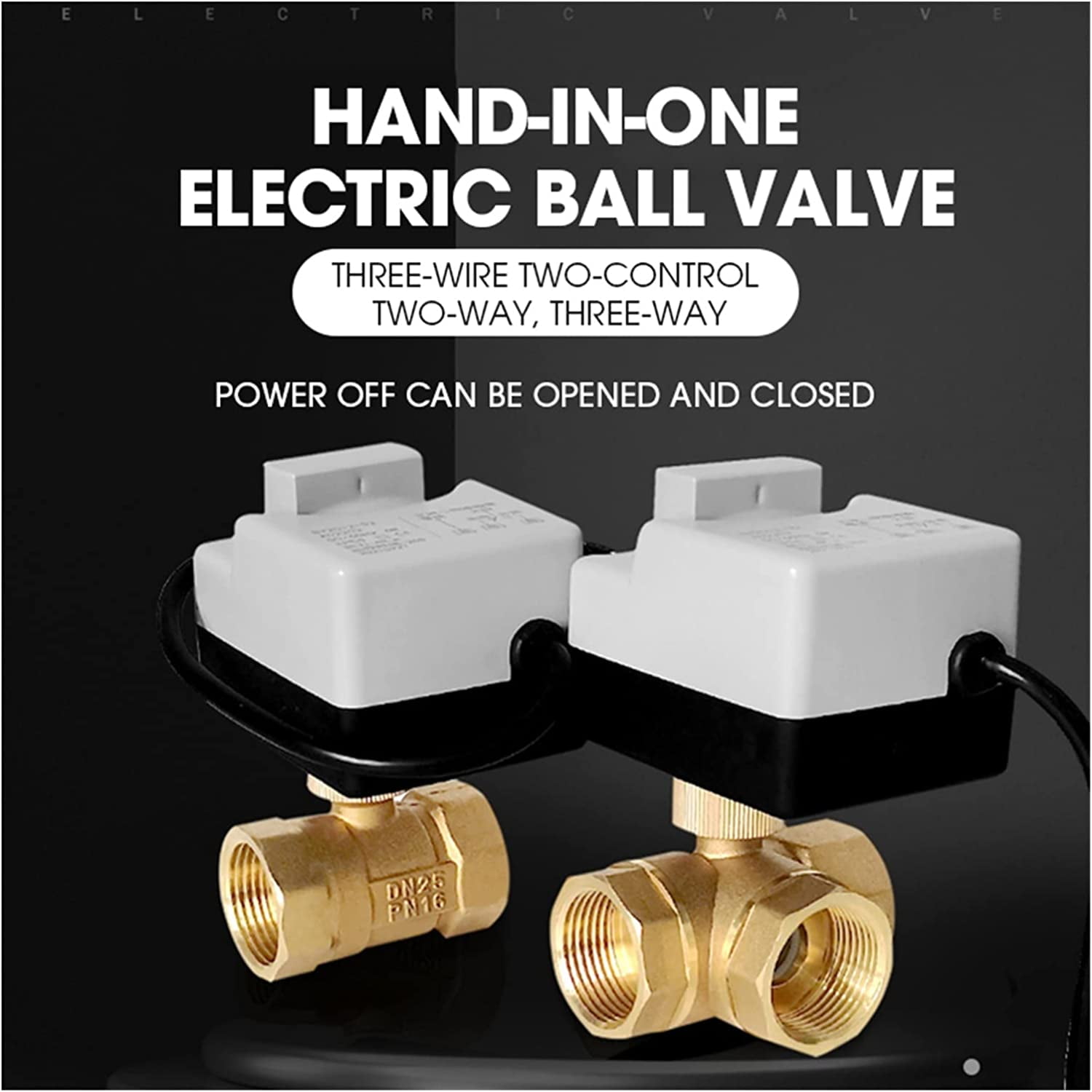 Valvola a sfera elettrica DN50 UPVC True Union con motore DC12V/DC24V/AC24V per il controllo automatico dell'approvvigionamento idrico di piscine  13
