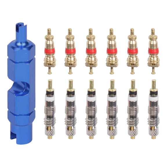 Valve Core Set For French Nozzle Converter Mountain Bike Maintenance Tool