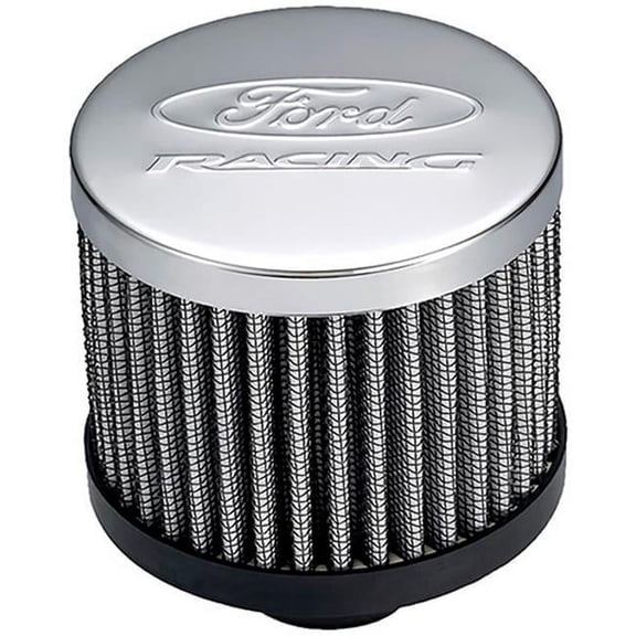 Valve Cover Breather with Slant Edge, Chrome