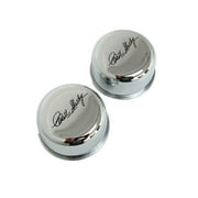 Valve Cover Breathers & Grommet Set - Carroll Shelby Signature - Chrome - Ansen USA