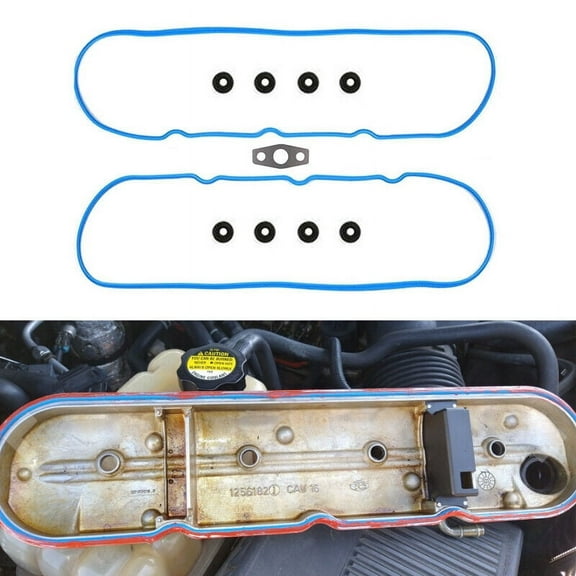 Valve Cover Gasket For 99-16 Chevy VY GMC Pontiac 4.8L 5.3L 6.0L 6.2L 7.0L