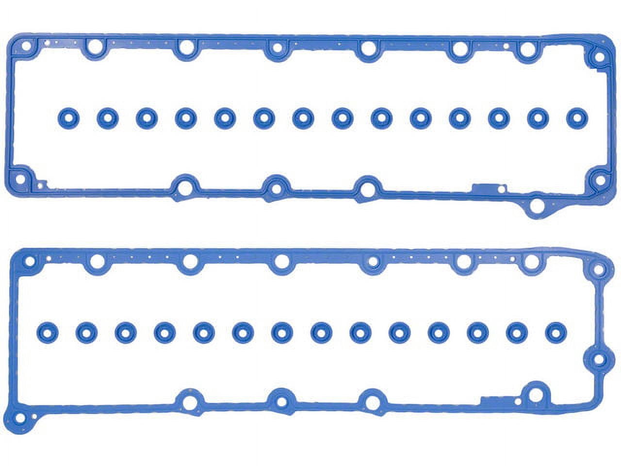 Valve Cover Gasket Set - Compatible with 1999 - 2019 Ford E-350 Super Duty 6.8L V10 2000 2001 2002 2003 2004 2005 2006 2007 2008 2009 2010 2011 2012 2013 2014 2015 2016 2017 2018