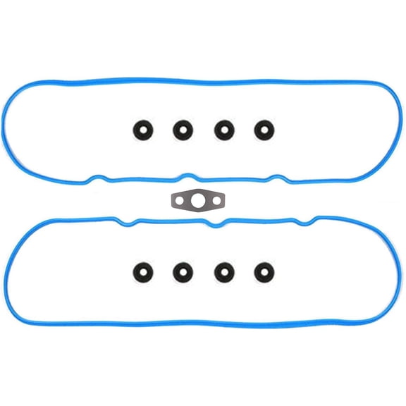 Valve Cover Gasket Set - Compatible with 4.8L 5.3L 6.0L 6.2L Chevy Silverado, Suburban, Tahoe, Trailblazer, GMC Sierra, Yukon, Envoy, Cadillac Escalade - Replace 12637683 VS50504R1