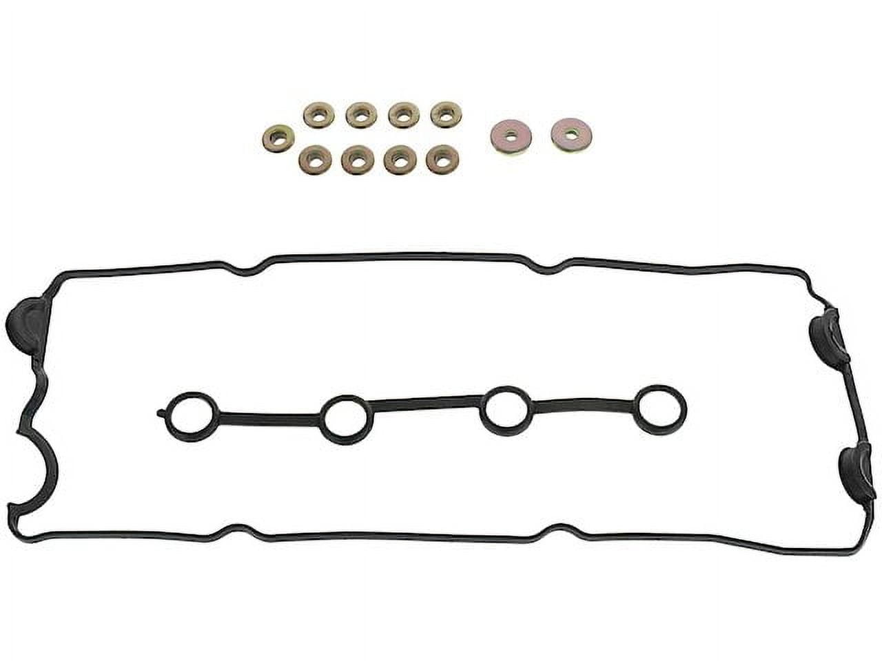 Valve Cover Gasket Set - Compatible with 1993 - 2001 Nissan Altima 2.4L 4-Cylinder 1994 1995 1996 1997 1998 1999 2000