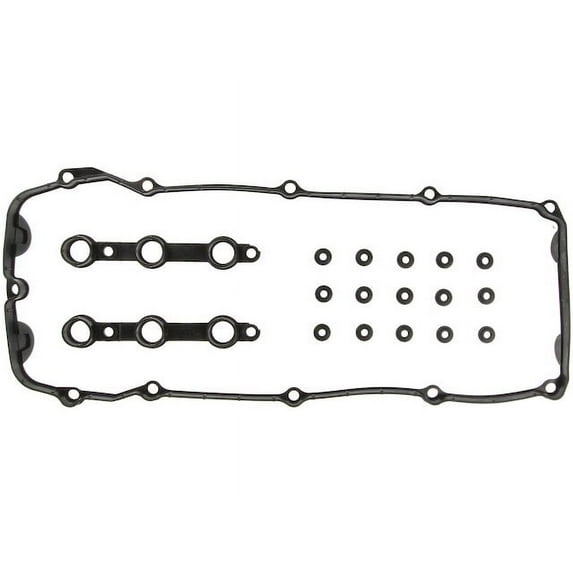 Valve Cover Gasket Set - Compatible with 2001 - 2002 BMW 530i 3.0L 6-Cylinder M54