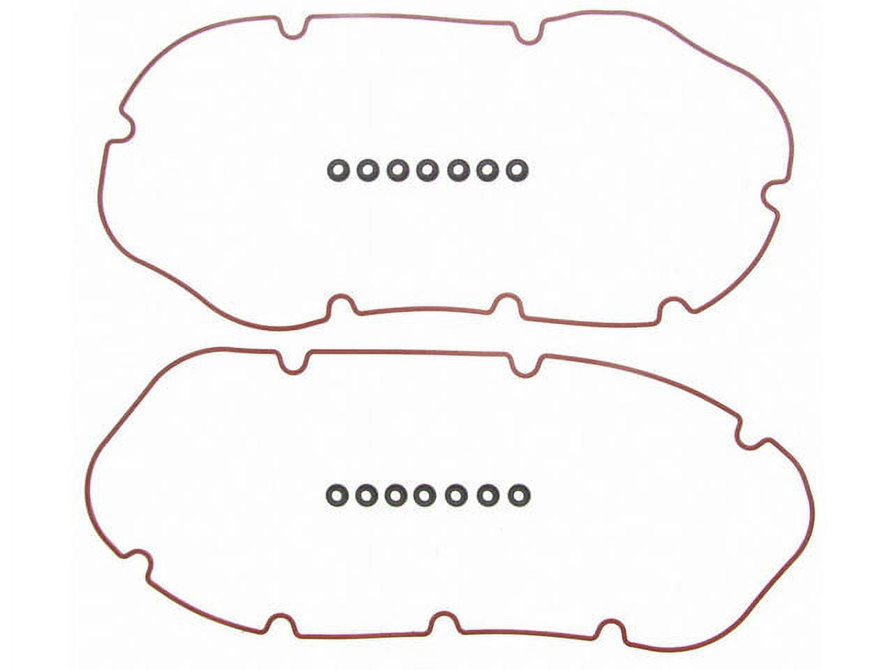 Valve Cover Gasket Set - Compatible with 2001 - 2006 Chevy Silverado 2500 HD 8.1L V8 2002 2003 2004 2005