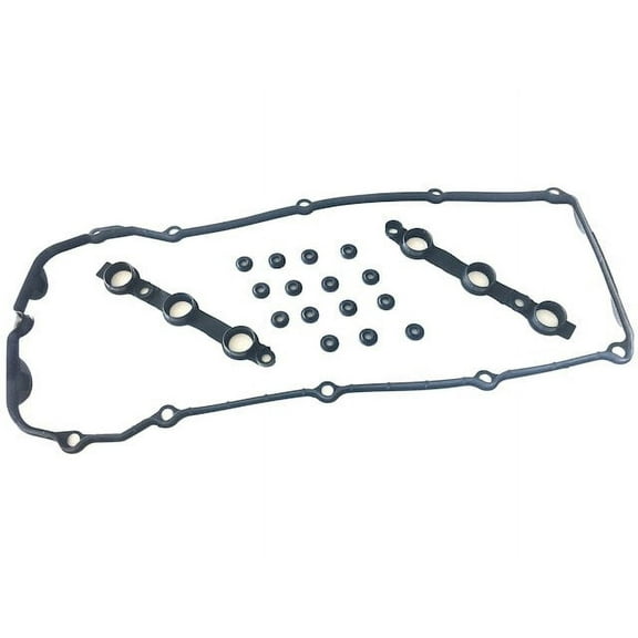 Valve Cover Gasket Set - Compatible with 2002 - 2005 BMW 330i 3.0L 6-Cylinder 2003 2004