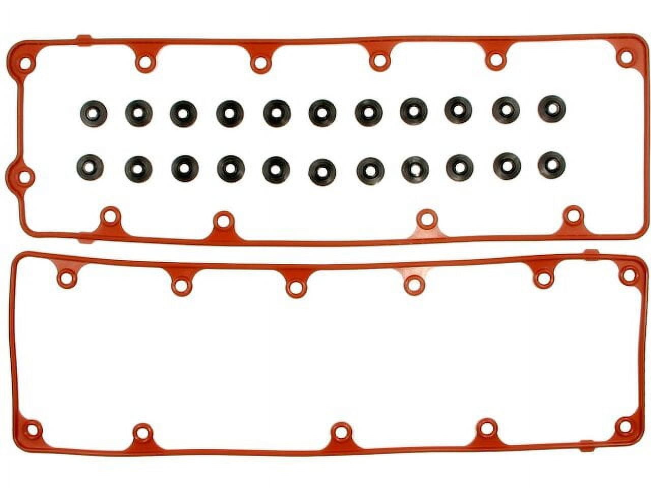 Valve Cover Gasket Set - Compatible with 2002 - 2010 Ford F-150 4.6L V8 VIN W 2003 2004 2005 2006 2007 2008 2009