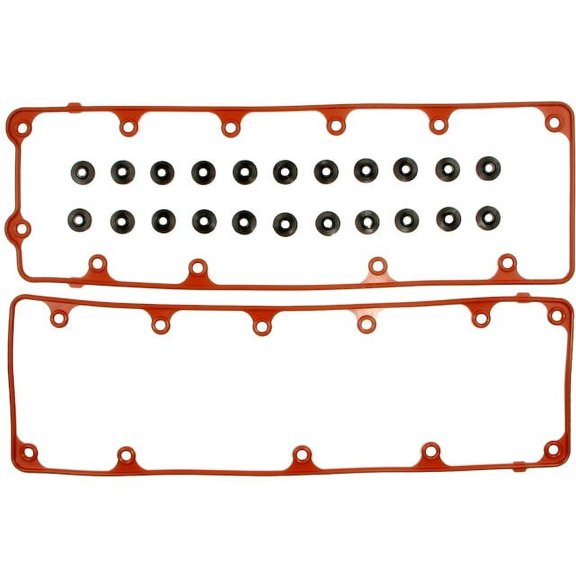 Valve Cover Gasket Set - Compatible with 2003 - 2004 Ford Expedition 4.6L V8 VIN W